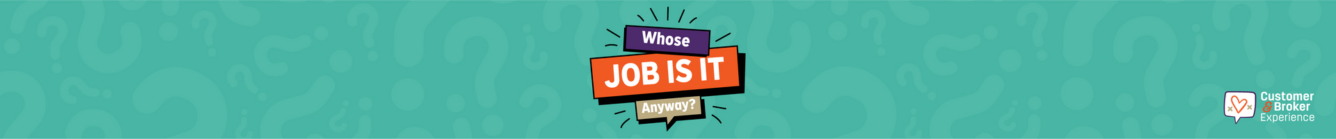 Whose Job Is It Anyway?